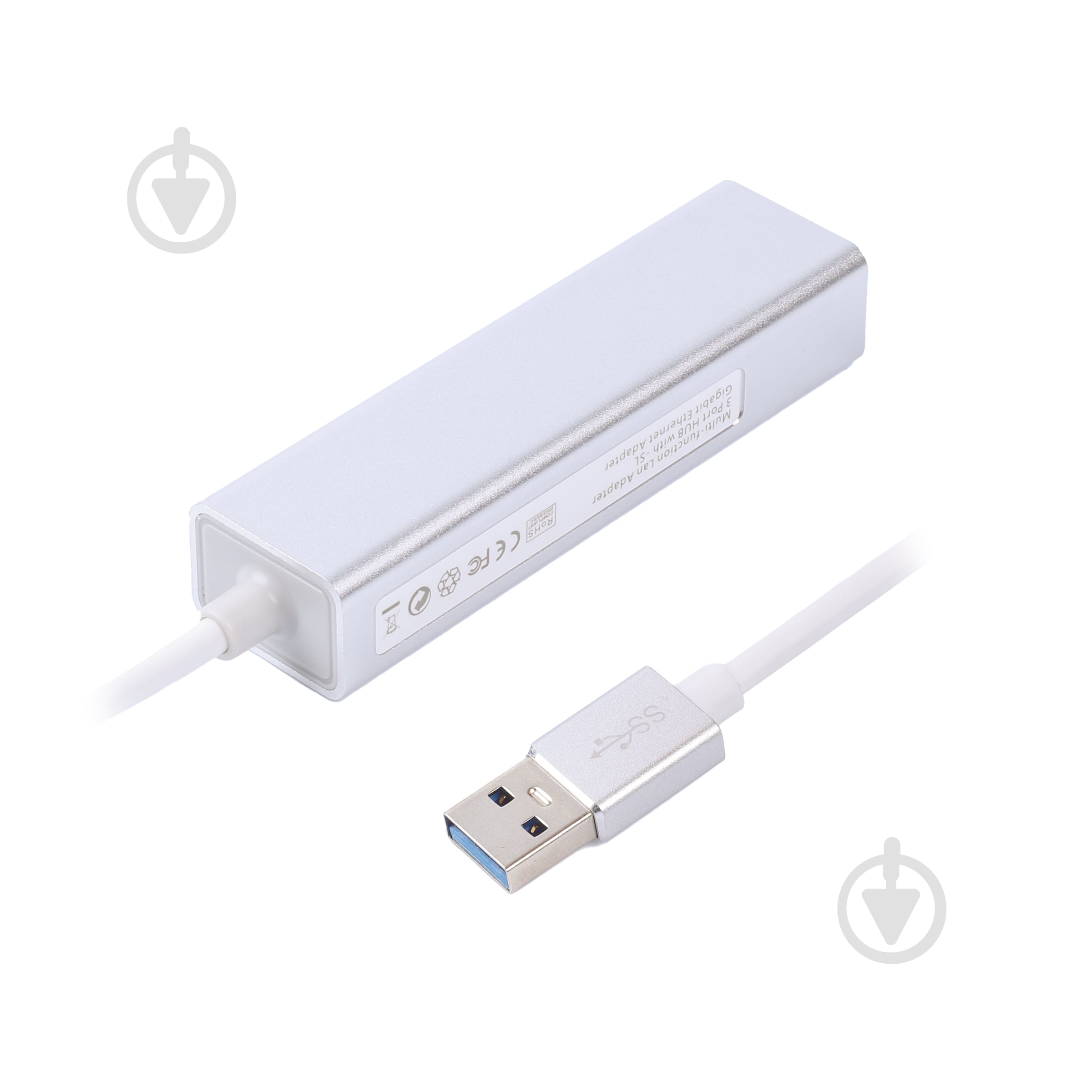 Адаптер Maxxter с USB на Gigabit Ethernet 3 Ports USB 3.0 - фото 2