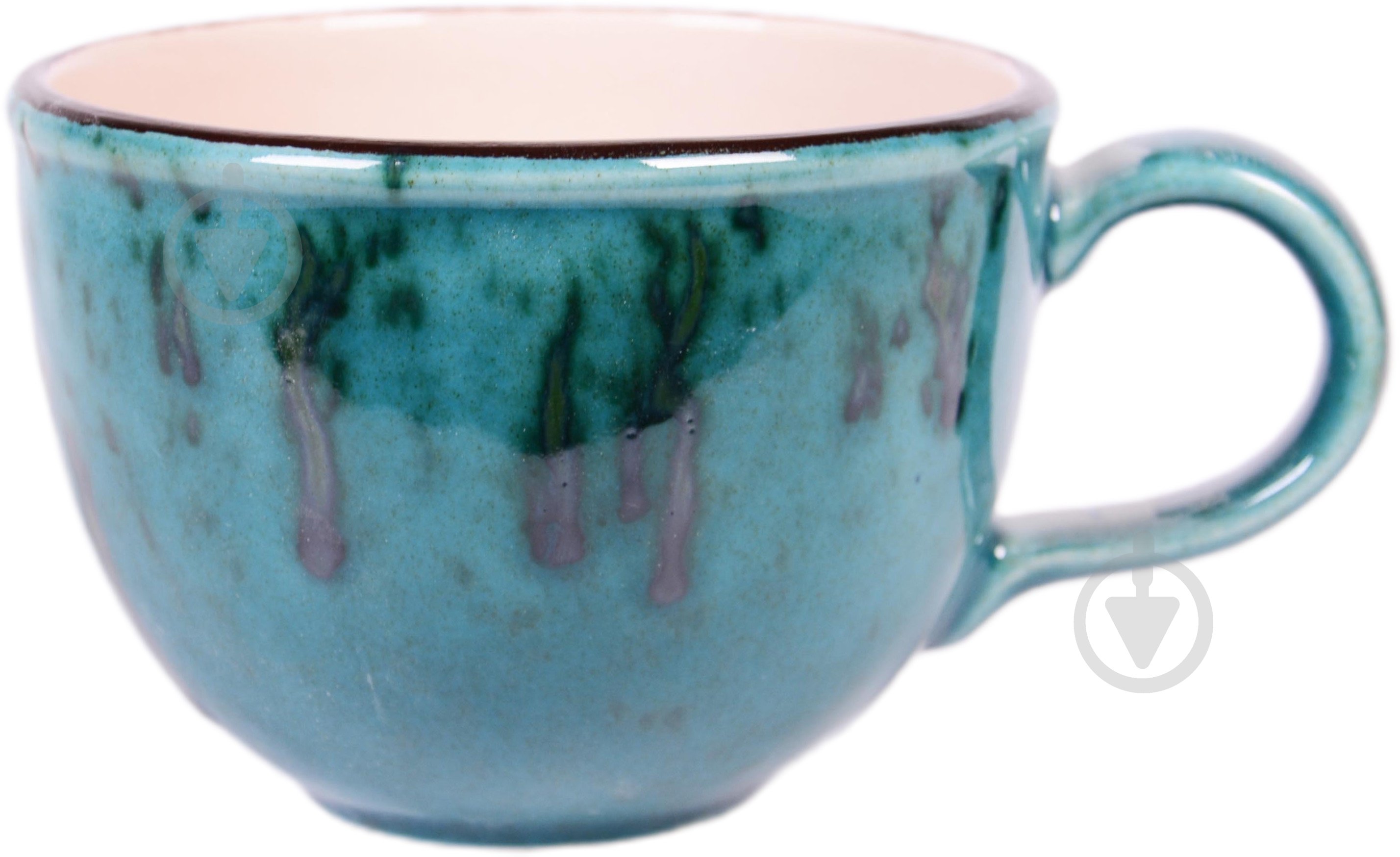 Чашка Manna Ceramics 300 мл Тиффани Бирюза - фото 1 Чашка Manna Ceramics 300 мл Тиффани Бирюза - фото 1