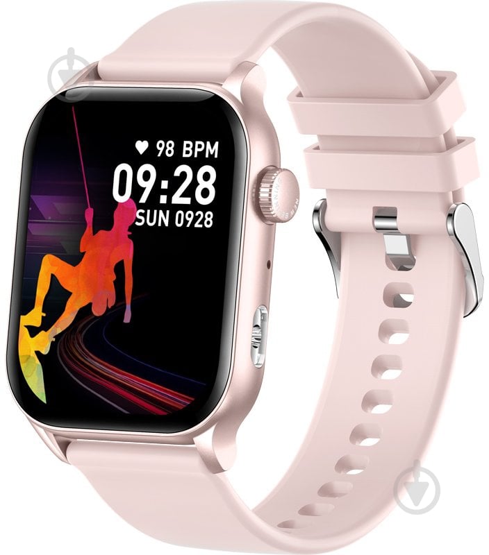 Смарт-годинник Gelius GP-SW015 Amazwatch Light pink (00000101273) - фото 6