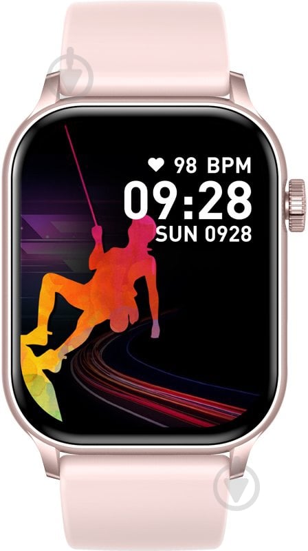 Смарт-годинник Gelius GP-SW015 Amazwatch Light pink (00000101273) - фото 2