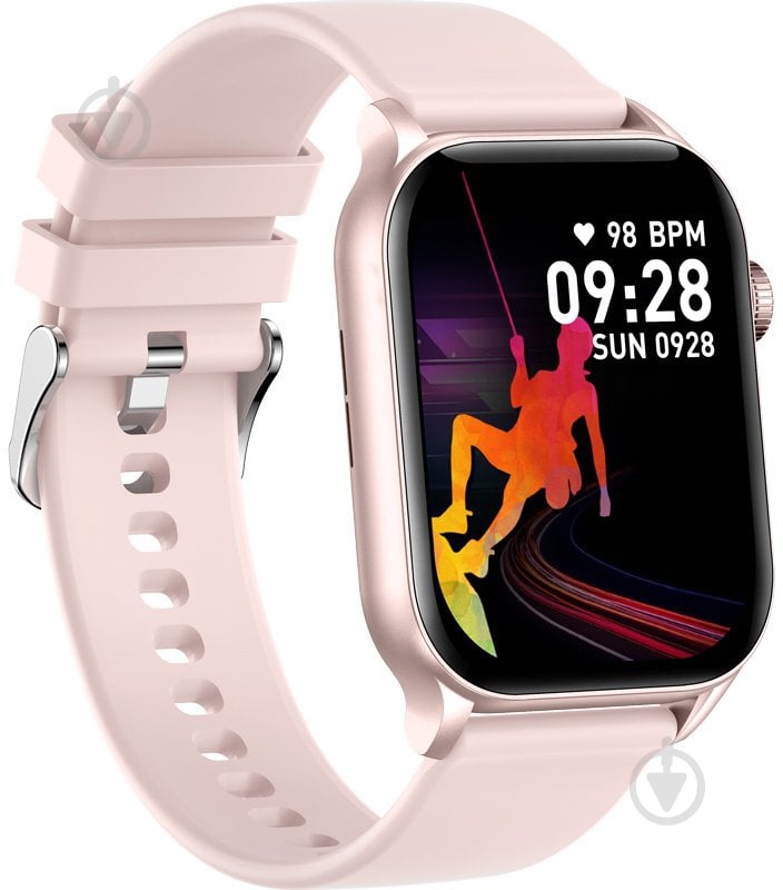 Смарт-годинник Gelius GP-SW015 Amazwatch Light pink (00000101273) - фото 5