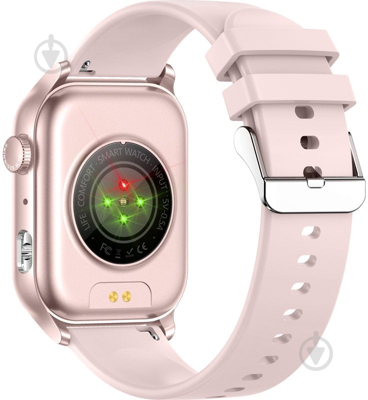 Смарт-годинник Gelius GP-SW015 Amazwatch Light pink (00000101273) - фото 3