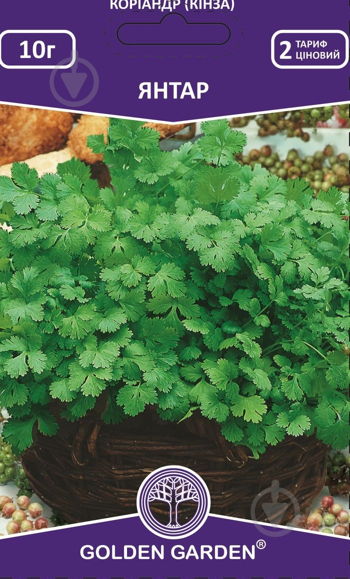Насіння Golden Garden коріандр 10 г (4820164129807) - фото 1 Насіння Golden Garden коріандр 10 г (4820164129807) - фото 1