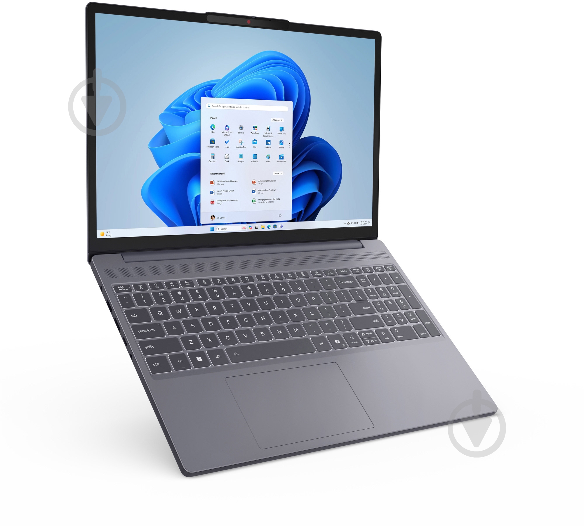 Ноутбук Lenovo Ideapad Slim 3 15IRU10 15,3" (1441193) luna grey - фото 7