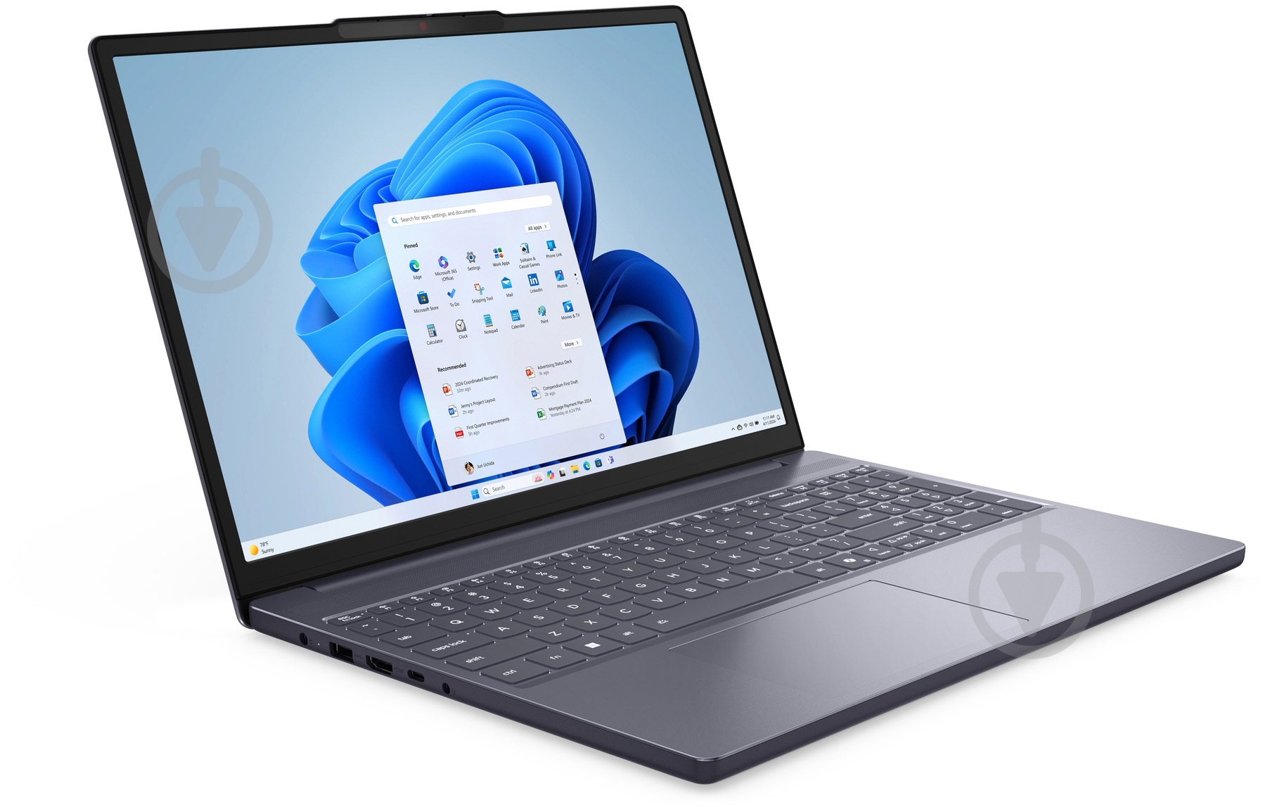 Ноутбук Lenovo Ideapad Slim 3 15IRU10 15,3" (1441193) luna grey - фото 3