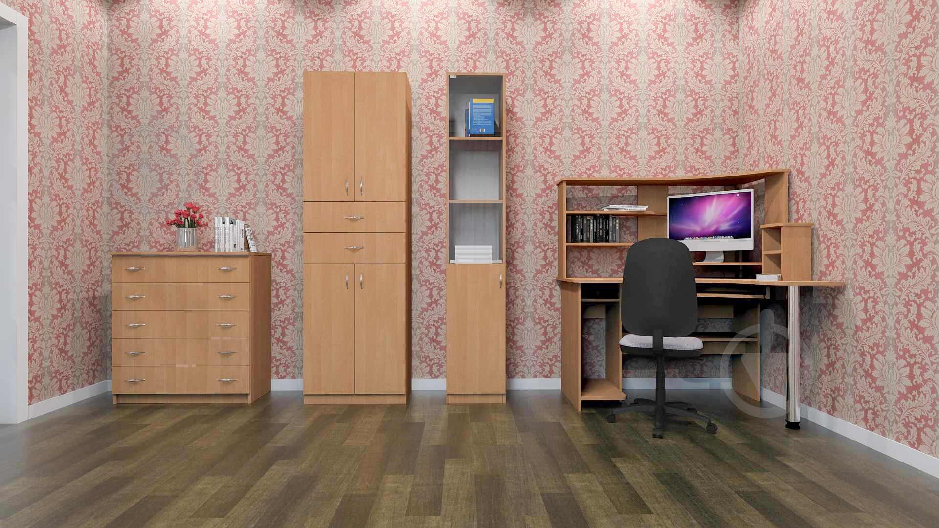 Шкаф Компанит КШ-11 яблоня - фото 2 Шкаф Компанит КШ-11 яблоня - фото 2