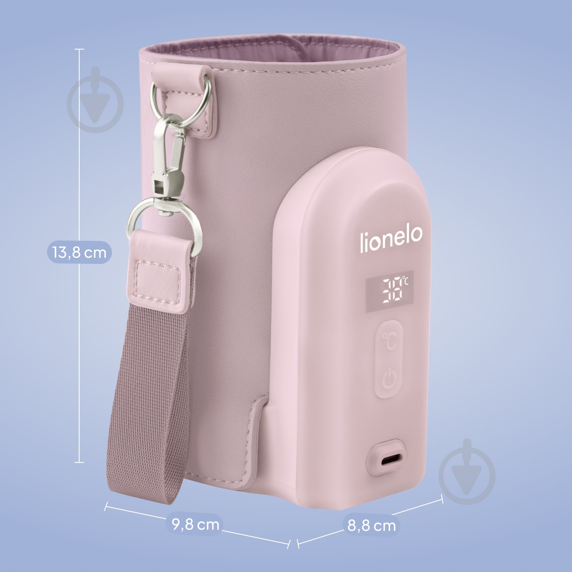 Подогреватель Lionelo THERMUP GO EVO PINK MIST - фото 2 Подогреватель Lionelo THERMUP GO EVO PINK MIST - фото 2