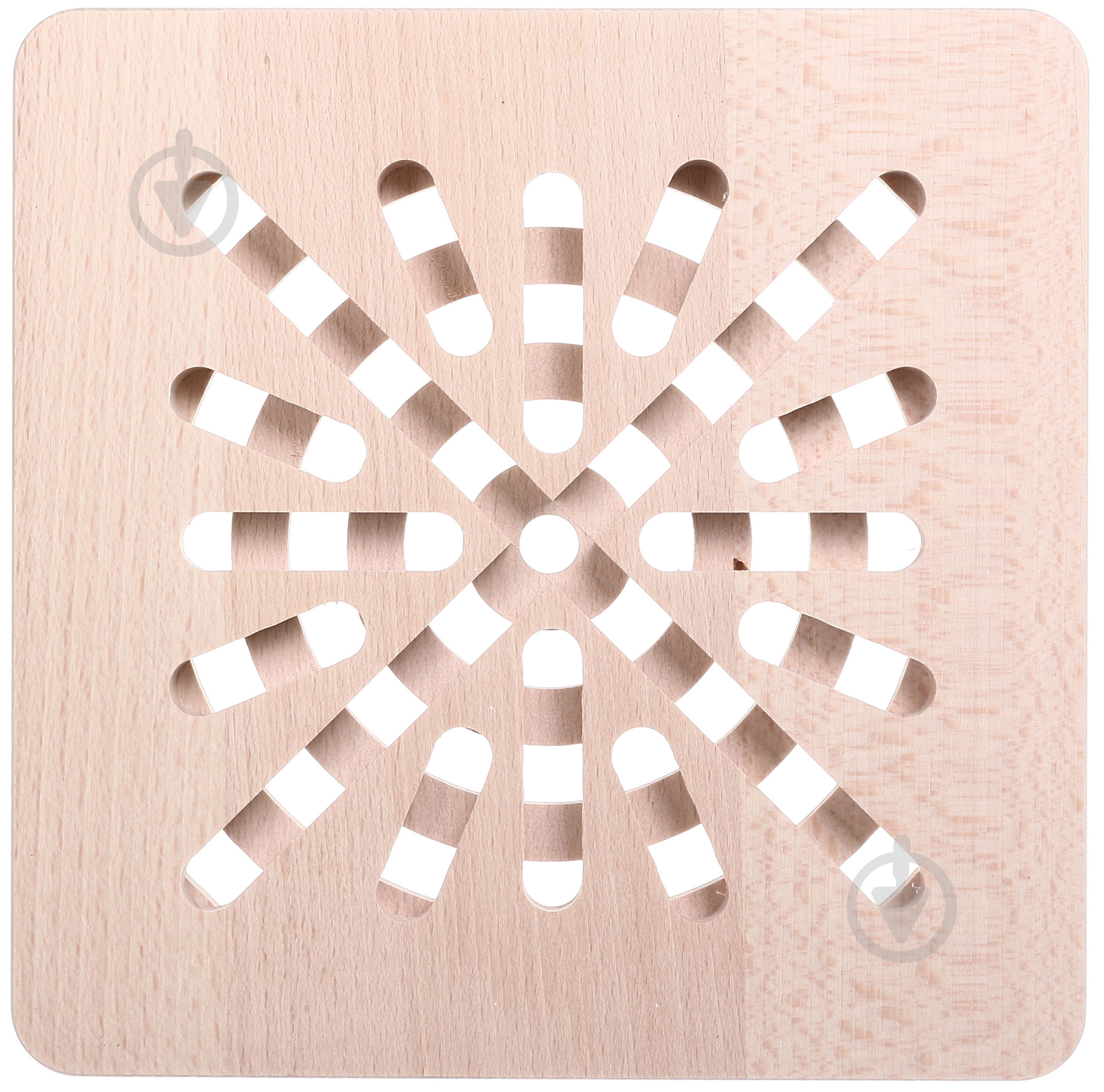 Подставка под горячее Fackelmann квадратная дерево D006 - фото 4