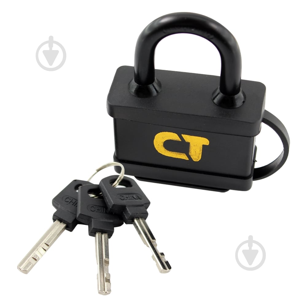 Замок навісний Comit 60 мм чорний 71071 відкритий (амбарний) - фото 4