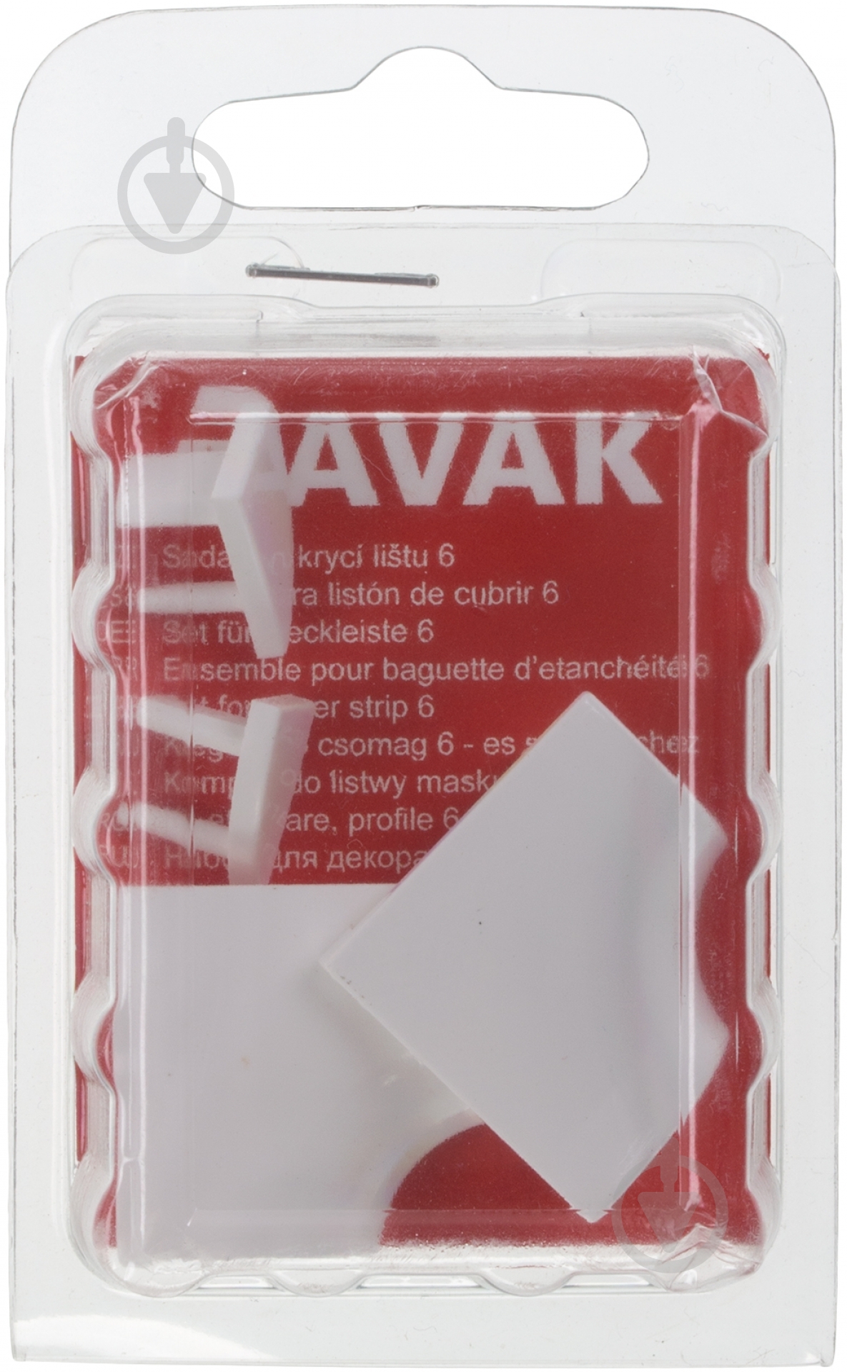 Комплект куточків RAVAK B440000001 для декоративної планки 6 мм білий - фото 6