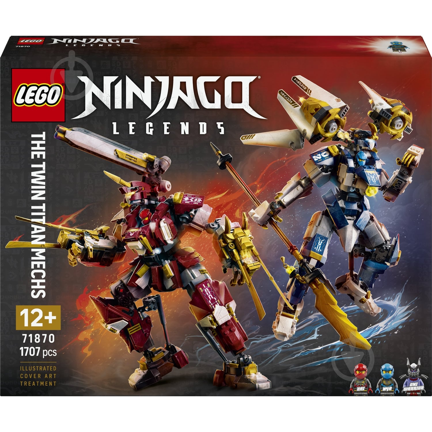 ᐉ Конструктор LEGO NINJAGO Близнюки роботи-Титани 71870 • Краща
