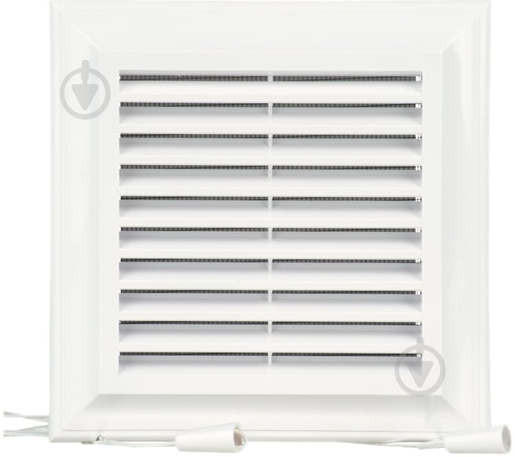 Решетка Blauberg Decor 140x140Rs пластик белый - фото 1