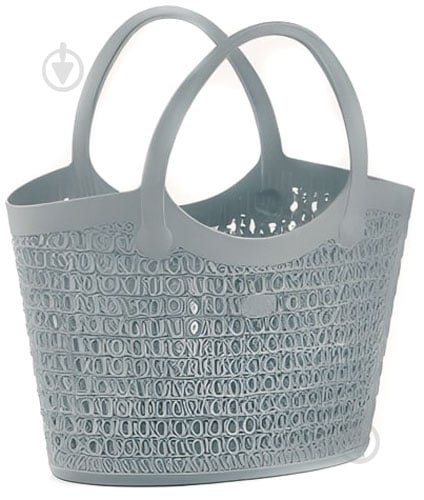 Сумка пластиковая 5,5 л 8416 серый - фото 1