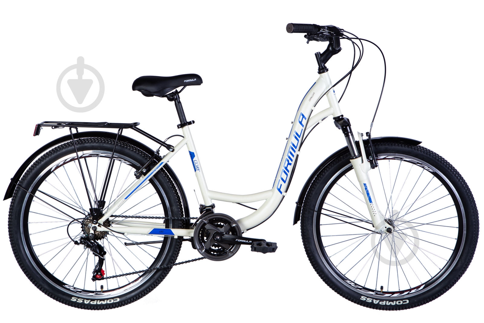 Велосипед Formula 26" 18"(46 см) OMEGA OPS-FR-26-727 белый - фото 1 Велосипед Formula 26" 18"(46 см) OMEGA OPS-FR-26-727 белый - фото 1