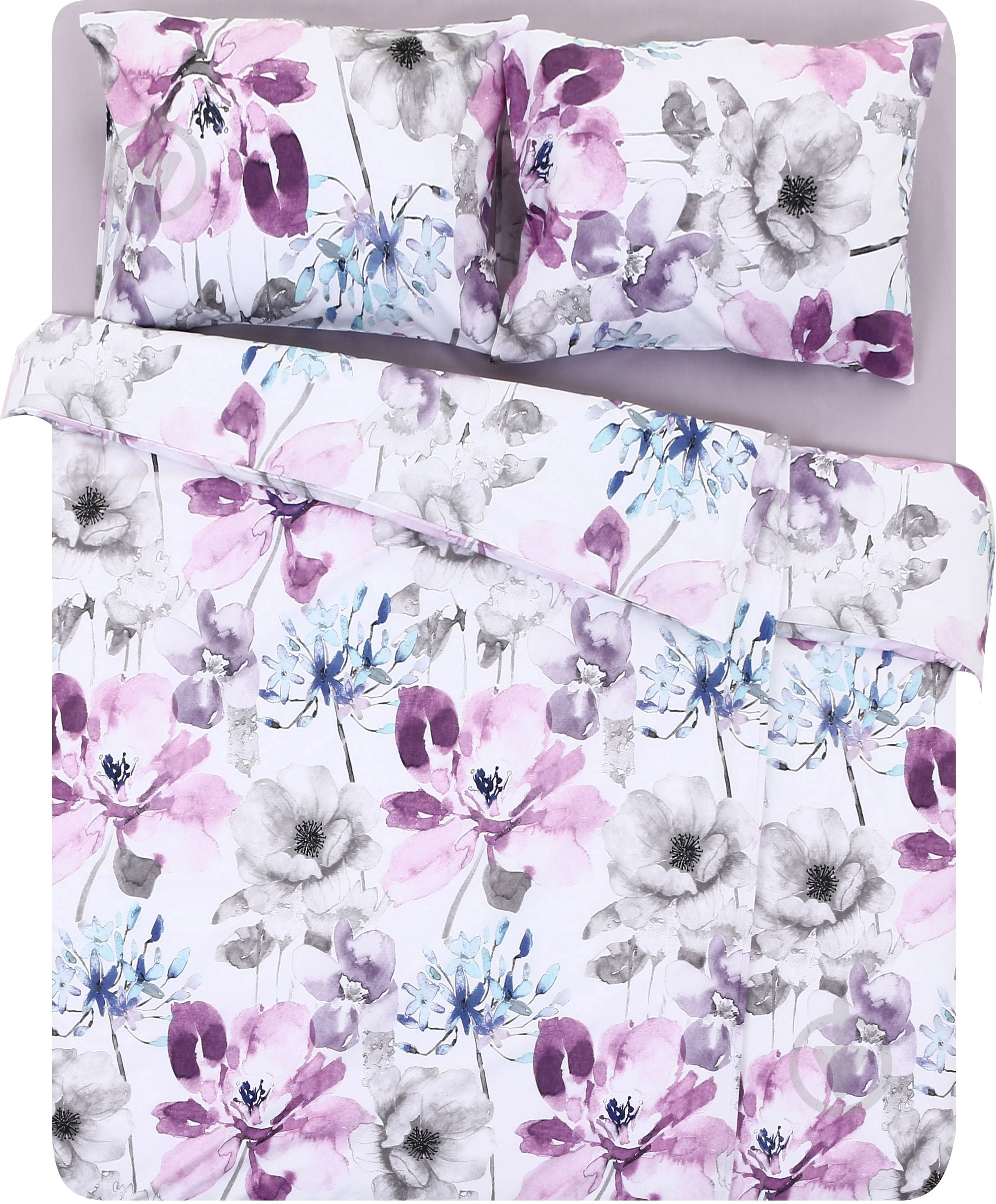 Комплект постельного белья семейный DIARA FLORAL мультиколор - фото 1