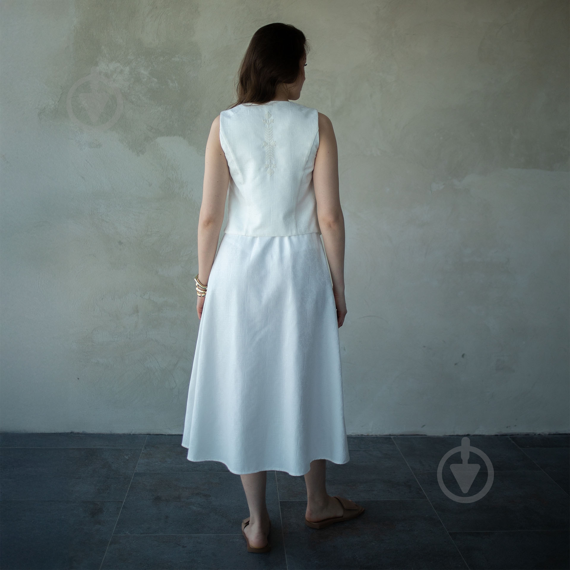 Жилет Эдельвика 04-25/00 р.M молочный - фото 3