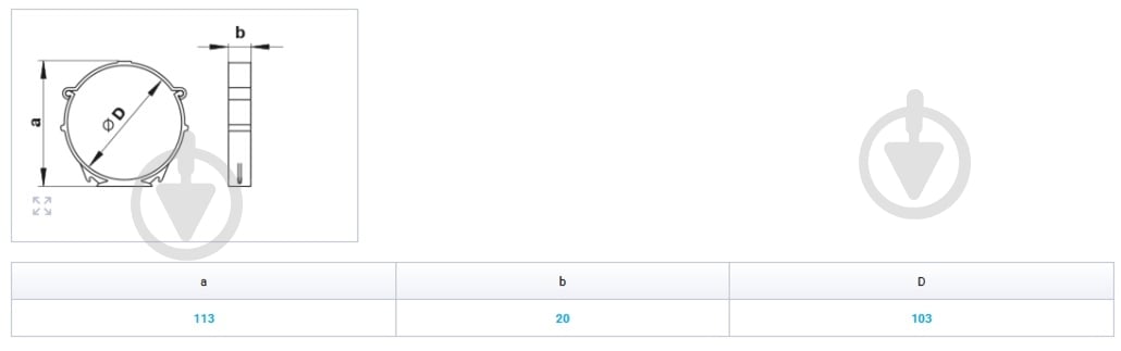 Держатель круглых каналов Вентс Пластивент d100 16 - фото 3