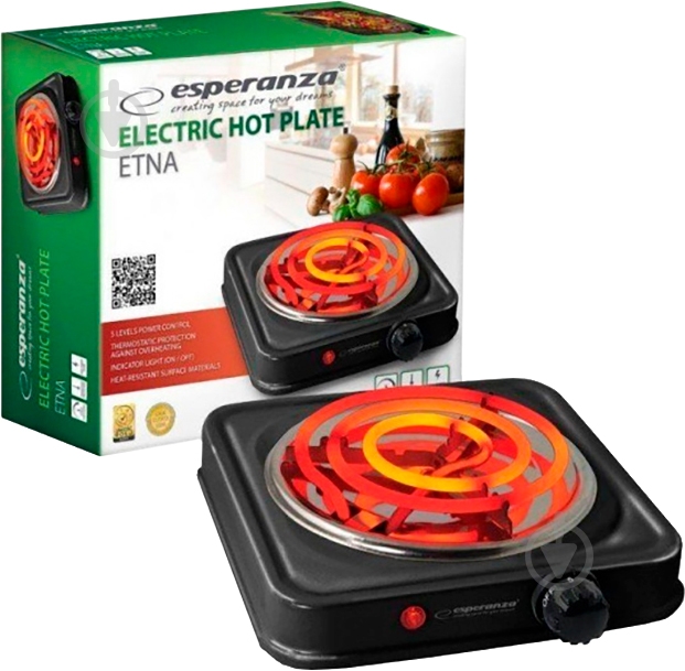 Плита електрична настільна Esperanza EKH001K - фото 2