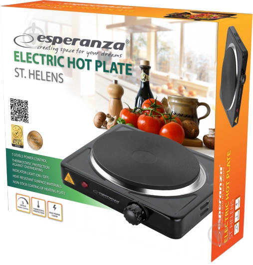 Плита электрическая настольная Esperanza EKH003K - фото 2