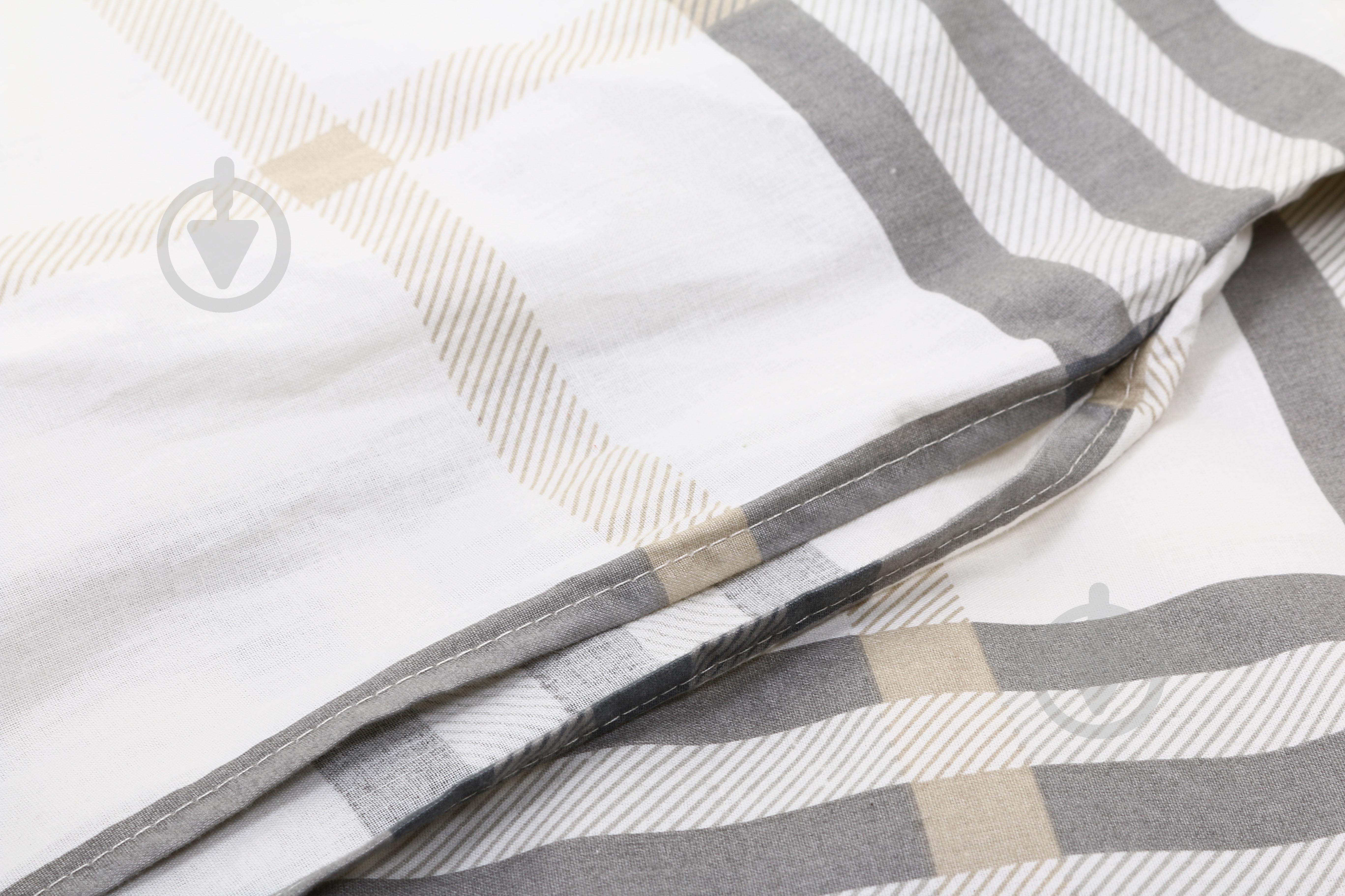 Комплект постельного белья 1.5 QUADRO мультиколор - фото 2