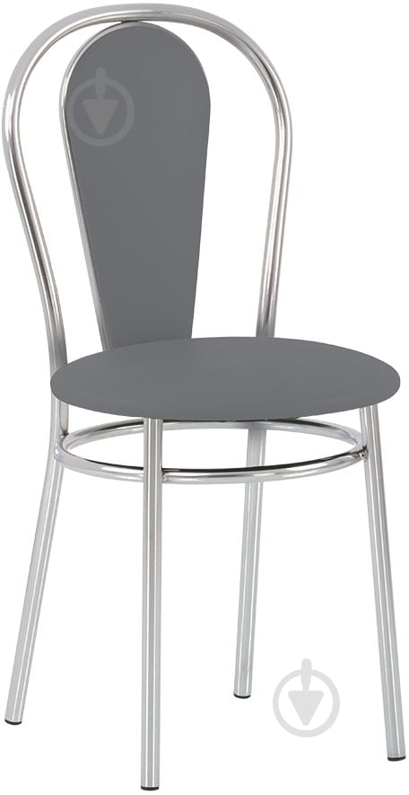 Стілець обідній Nowy Styl Florino Chrome BOX-4 V-2 хром/сірий - фото 1