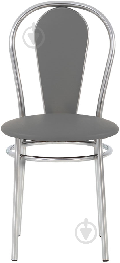 Стілець обідній Nowy Styl Florino Chrome BOX-4 V-2 хром/сірий - фото 2