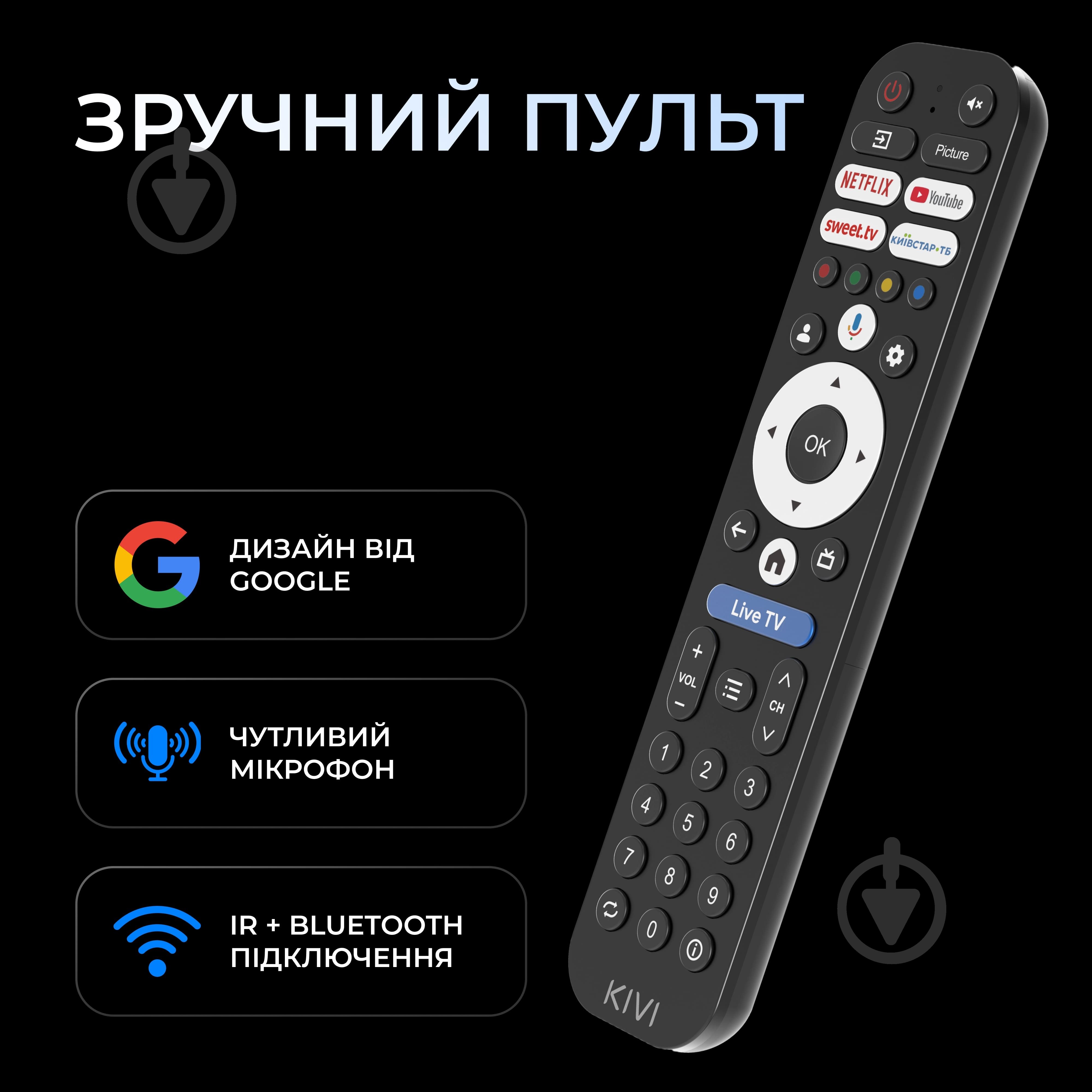 Телевизор Kivi 55'' 55U820KB - фото 11