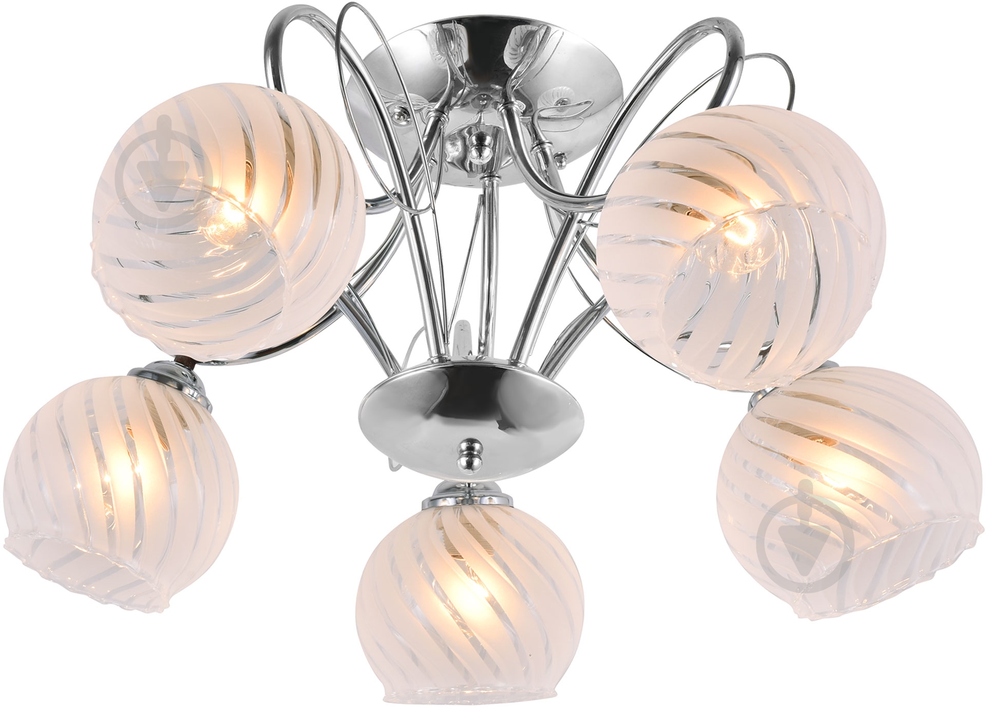 Люстра потолочная Accento lighting Libra 5xE27 хром ALG-79880/5 - фото 1