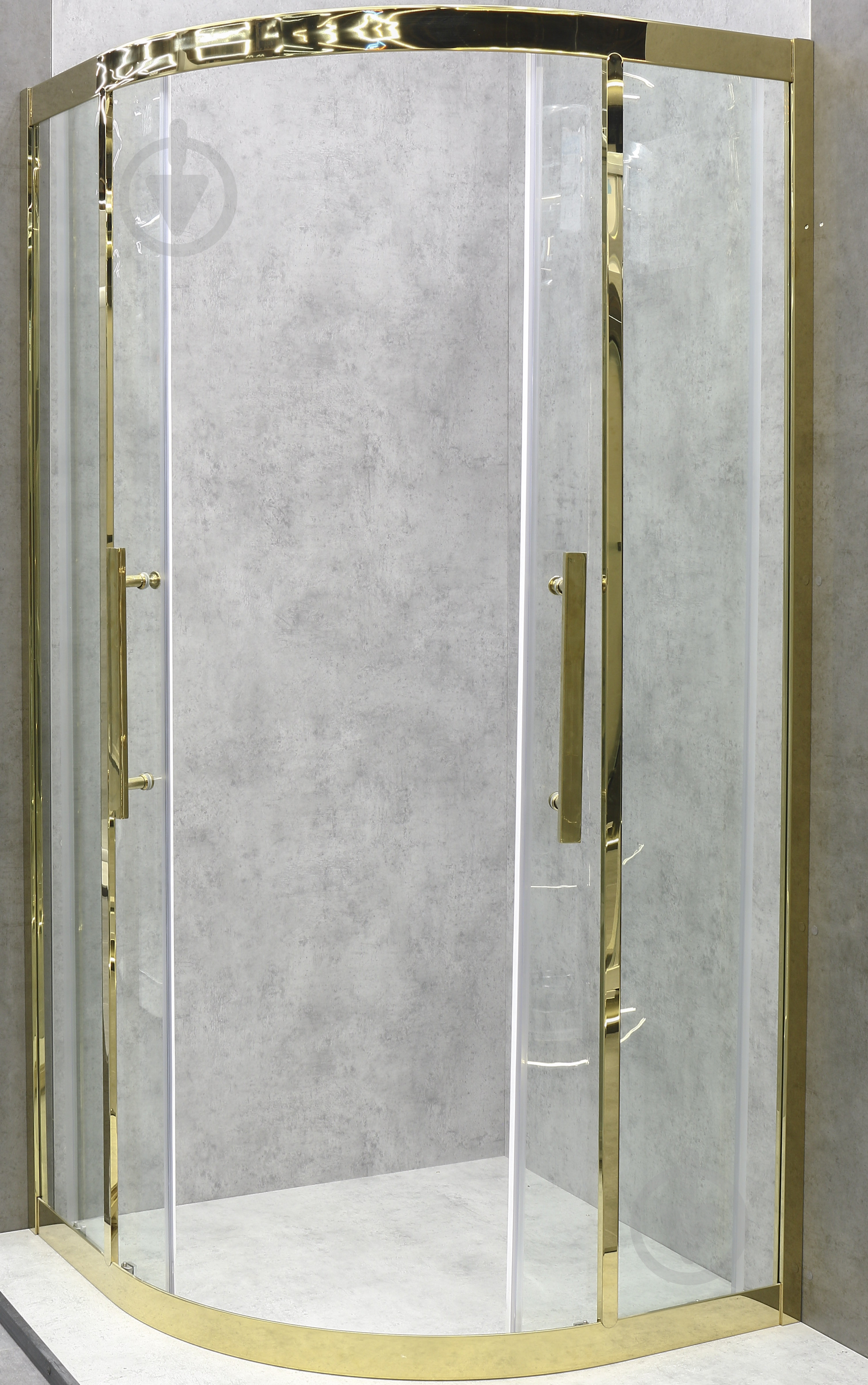 Душевое ограждение ScandiSPA GERD 90х90х190 titanium gold - фото 2