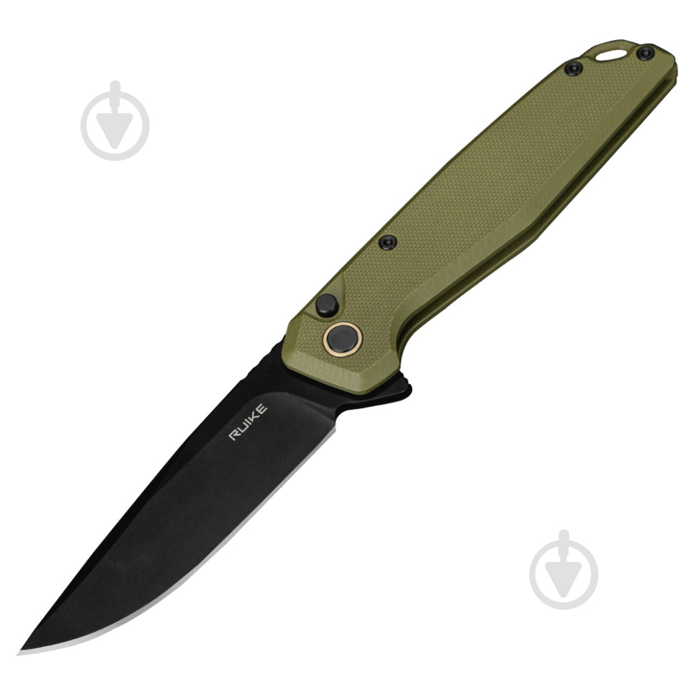 Нож складной Ruike Sandvik 14C28N, зеленый P873-G - фото 1