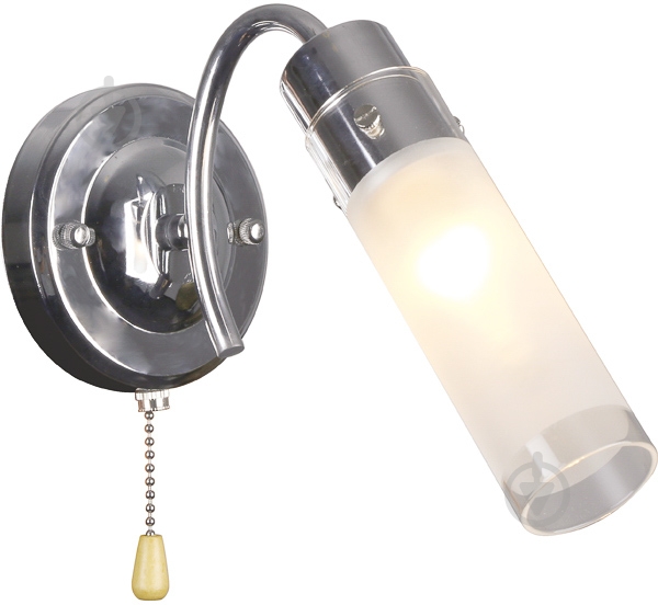 Бра Accento lighting Trinity 1x60 Вт E14 прозорий/хром ALHu-HKW31606-1CH - фото 1