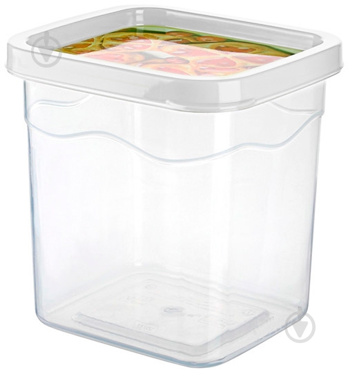 Контейнер с крышкой Titiz Plastik Biscovery 1 л AP-9188-WT - фото 1