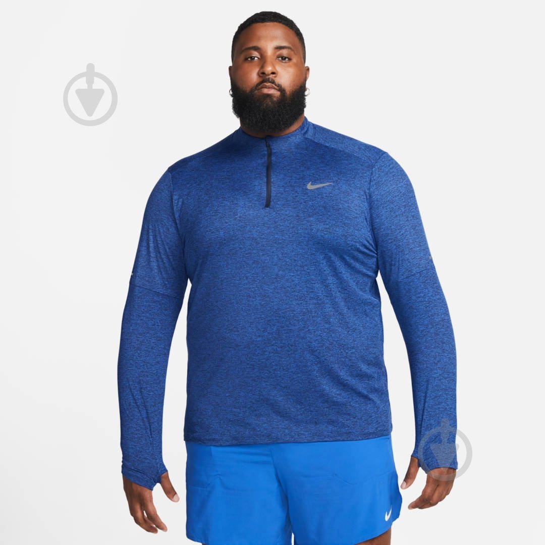 Джемпер Nike DF ELMNT TOP HZ DD4756-451 р. XL синій - фото 7 Джемпер Nike DF ELMNT TOP HZ DD4756-451 р. XL синій - фото 7