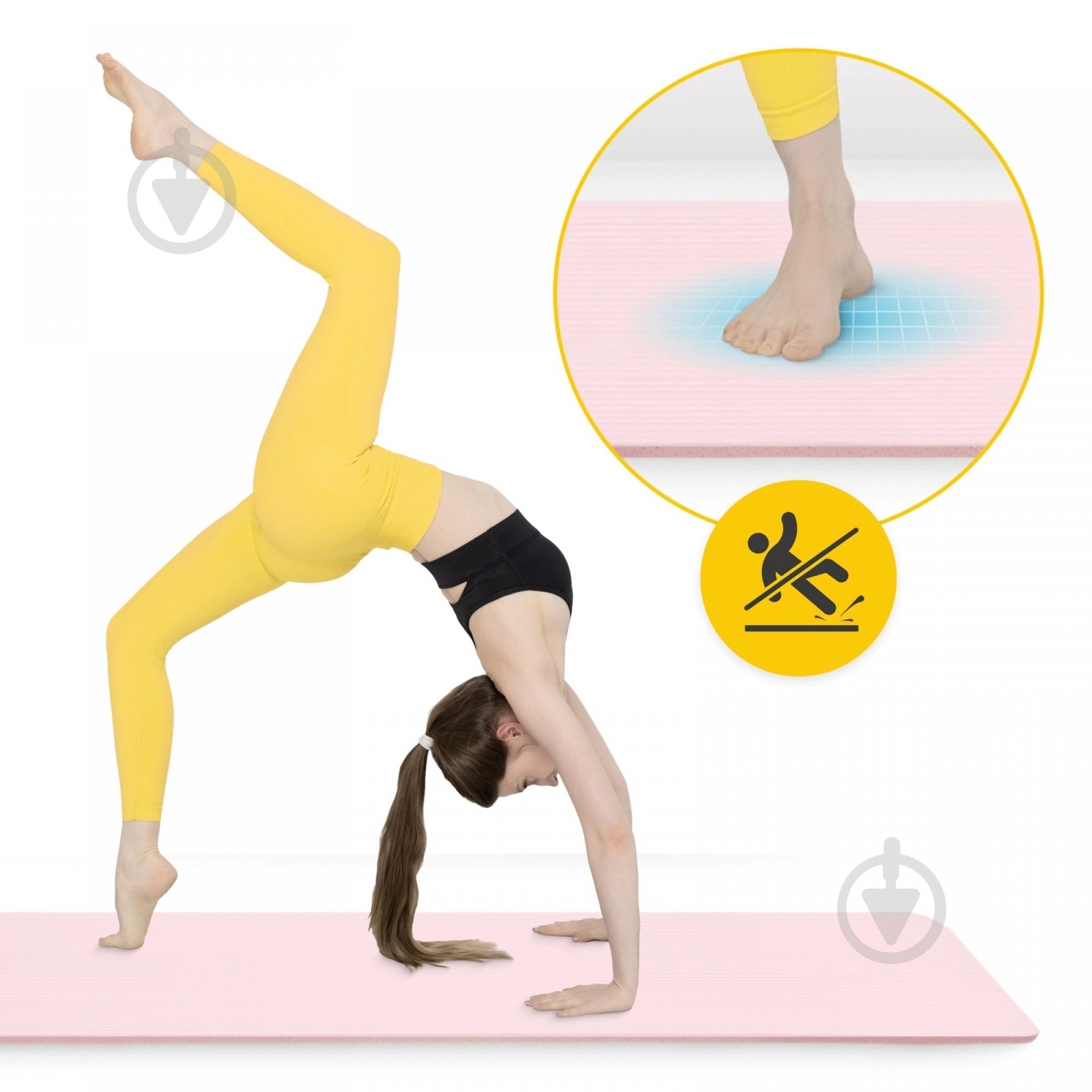 Коврик для йоги и фитнеса 4fizjo 180 x 60 x 1,5 см NBR Light Pink (P-5907739316998) светло-розовый - фото 9 Коврик для йоги и фитнеса 4fizjo 180 x 60 x 1,5 см NBR Light Pink (P-5907739316998) светло-розовый - фото 9