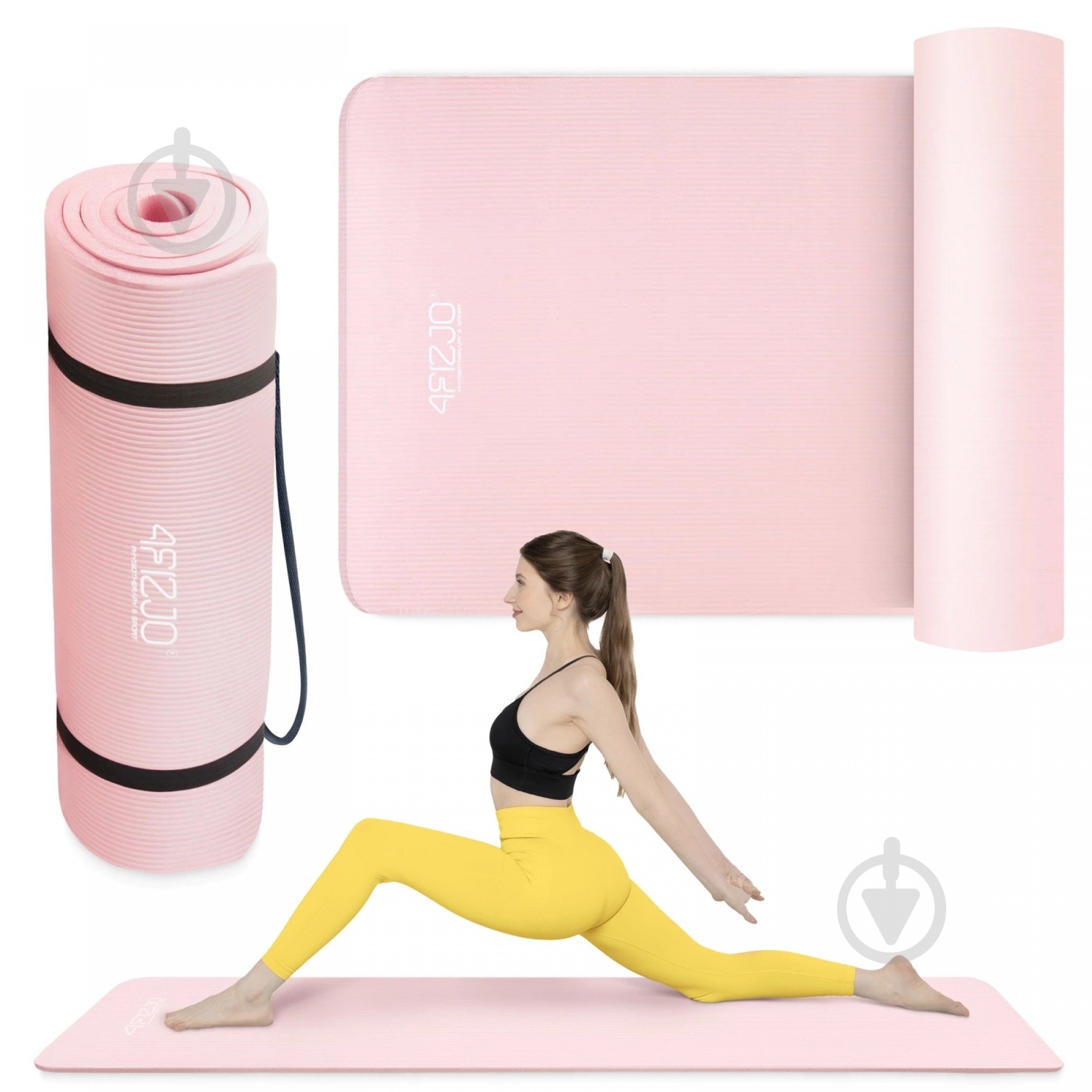 Коврик для йоги и фитнеса 4fizjo 180 x 60 x 1,5 см NBR Light Pink (P-5907739316998) светло-розовый - фото 1 Коврик для йоги и фитнеса 4fizjo 180 x 60 x 1,5 см NBR Light Pink (P-5907739316998) светло-розовый - фото 1