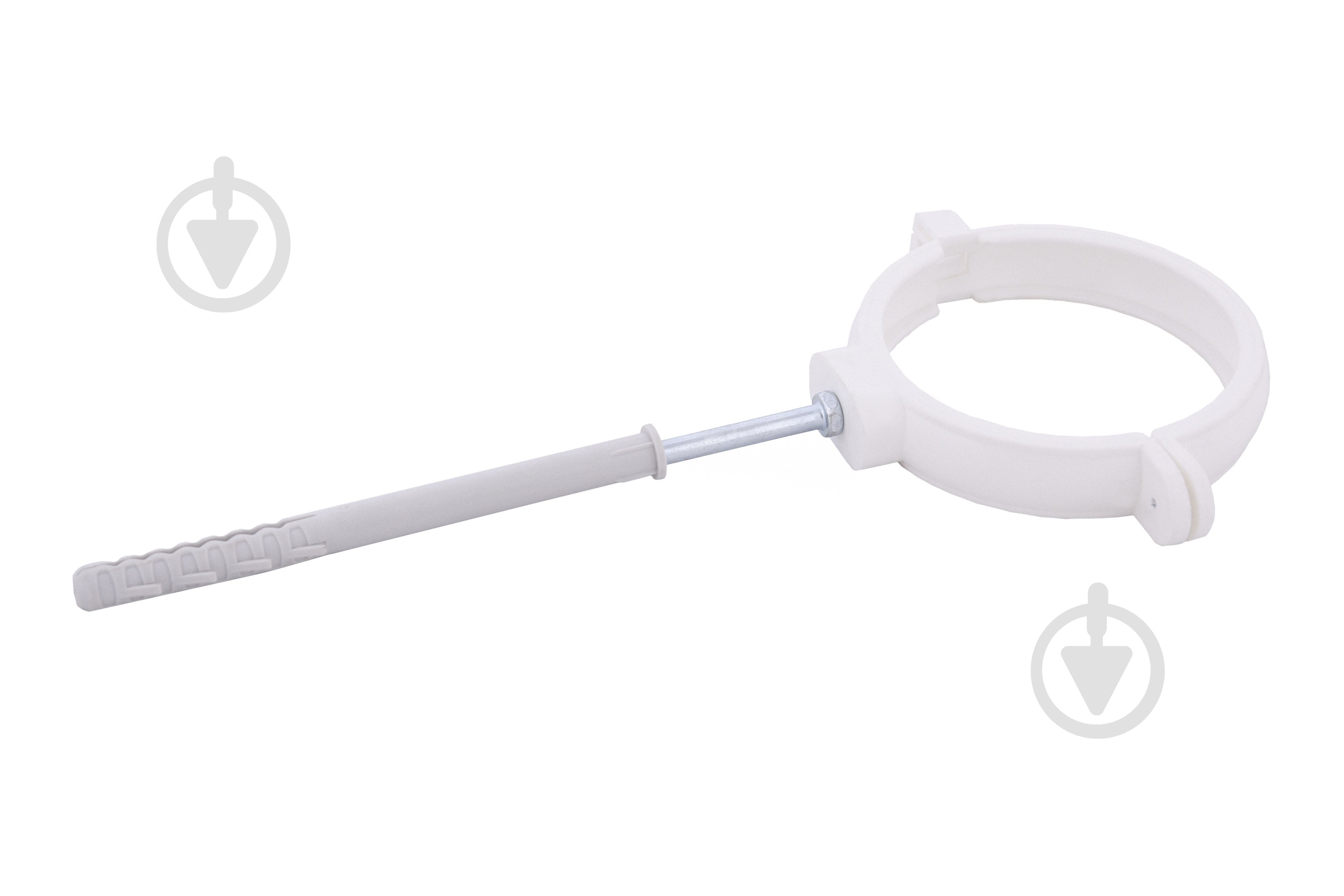 Хомут крепления трубы PROFiL 90 L100 белый - фото 1 Хомут крепления трубы PROFiL 90 L100 белый - фото 1