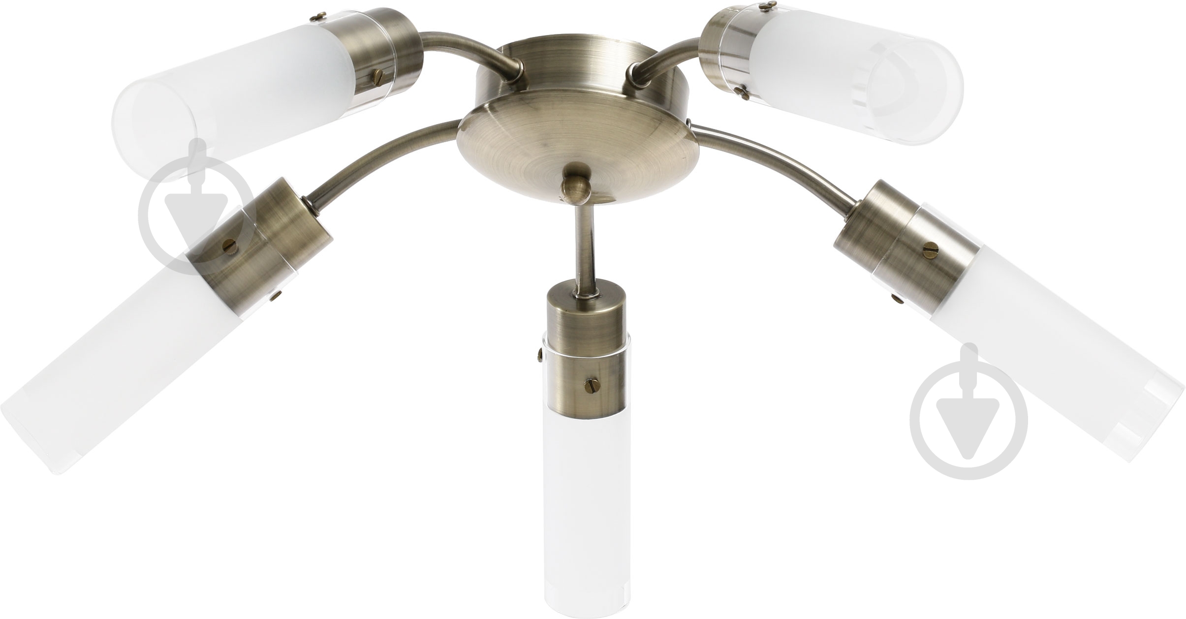 Люстра стельова Accento lighting Sakura 5xE14 антична латунь ALHu-HKC31607-5AB - фото 1