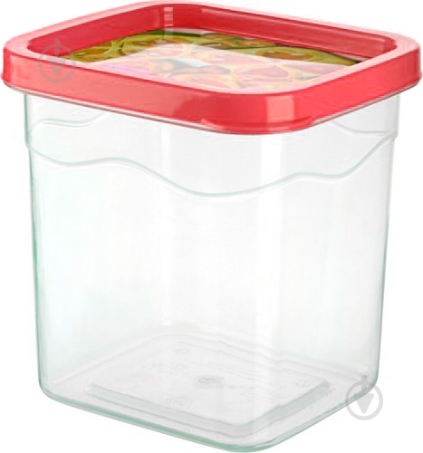 Контейнер с крышкой Titiz Plastik Biscovery 1 л AP-9188-RD - фото 1 Контейнер с крышкой Titiz Plastik Biscovery 1 л AP-9188-RD - фото 1