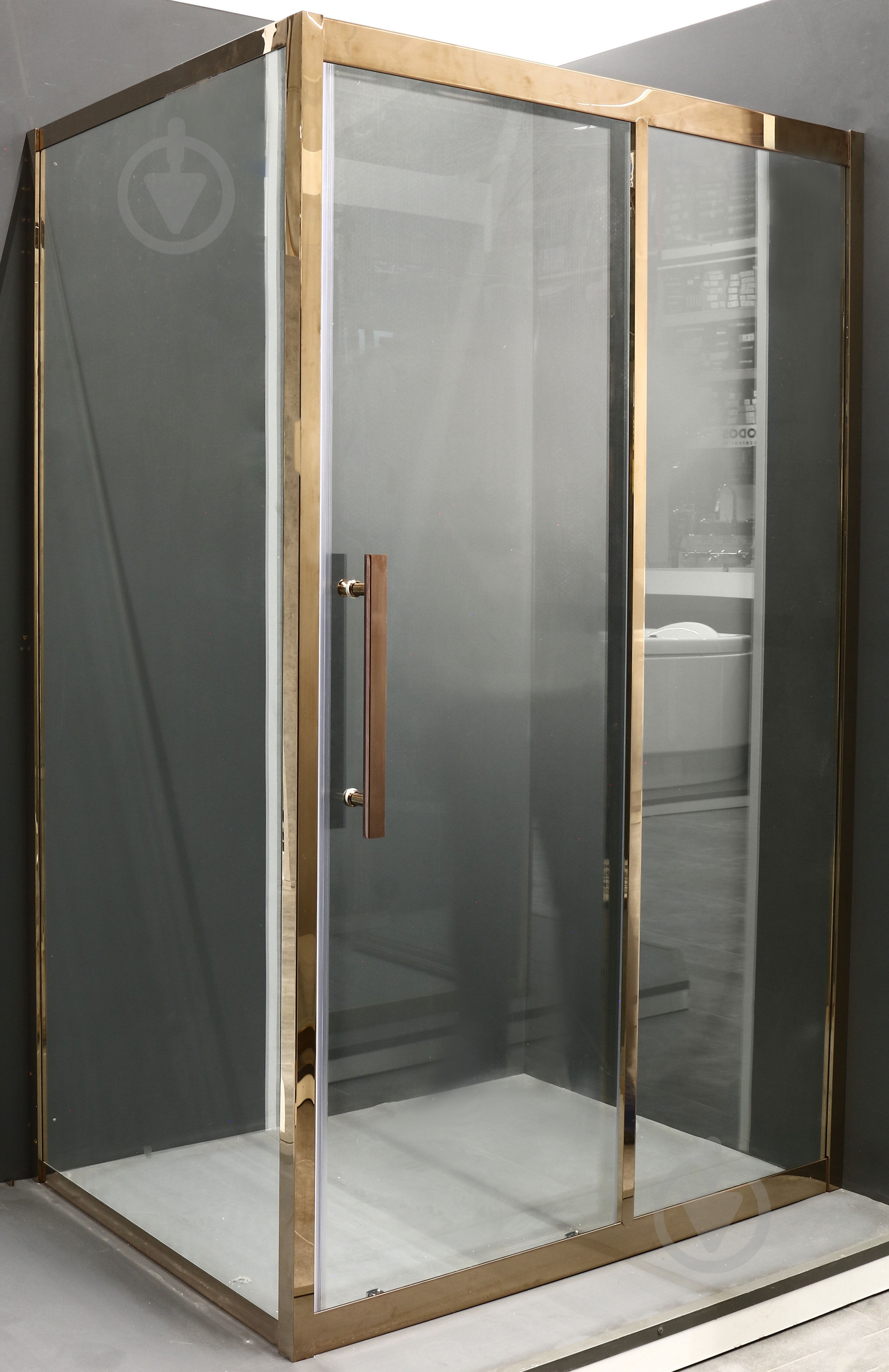 Душевые двери ScandiSPA GERD 120х195 см rose gold - фото 2