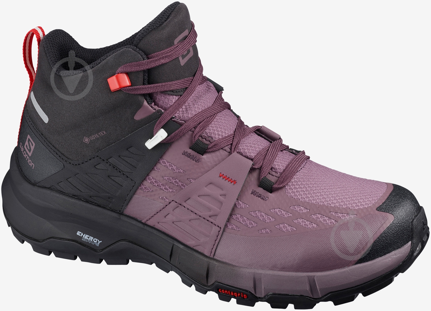 Ботинки Salomon ODYSSEY MID GTX W L41144700 р.38 фиолетовый - фото 1