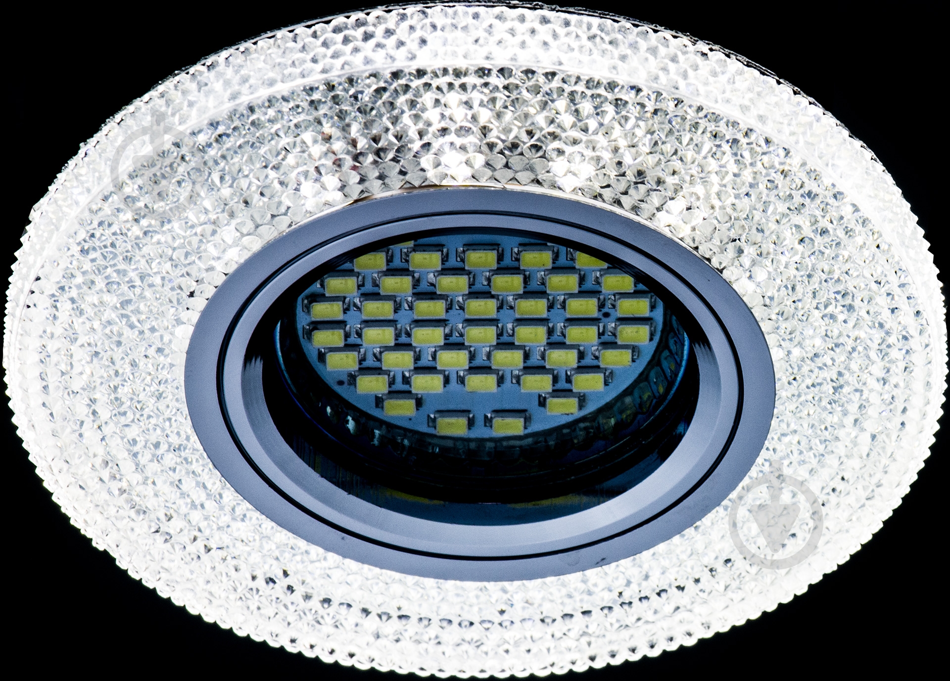 Светильник точечный Accento lighting MR16 с LED-подсветкой 3 Вт GU5.3 4000 К черныйпрозрачный ALHu-MKD-E004 - фото 3