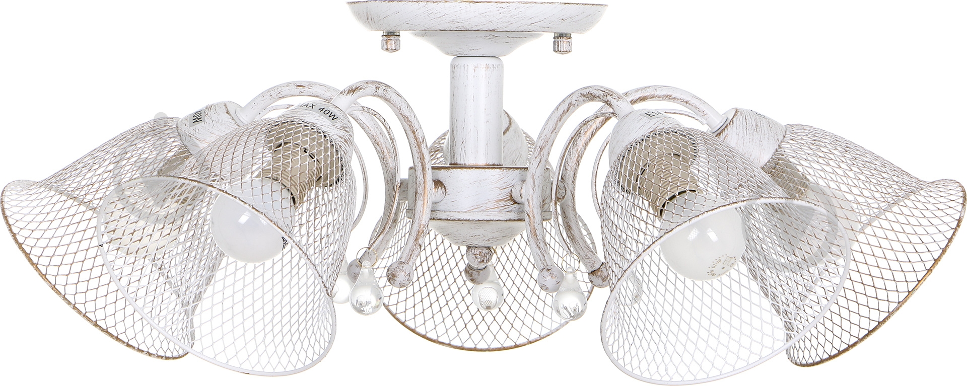 Люстра потолочная Luce 615 5x40 Вт E14 белый - фото 2