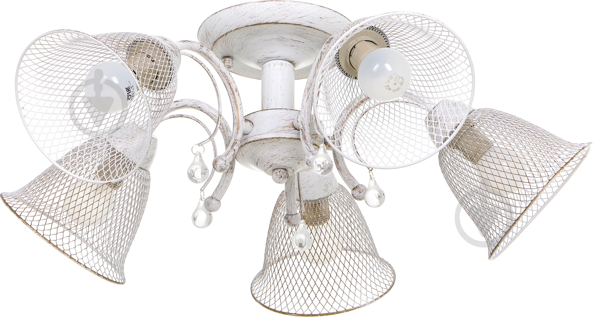 Люстра потолочная Luce 615 5x40 Вт E14 белый - фото 1