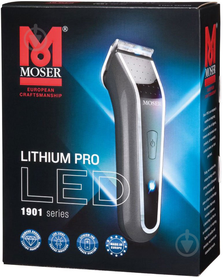 Машинка для стрижки MOSER Lithium Pro LED 1901-0460 - фото 7