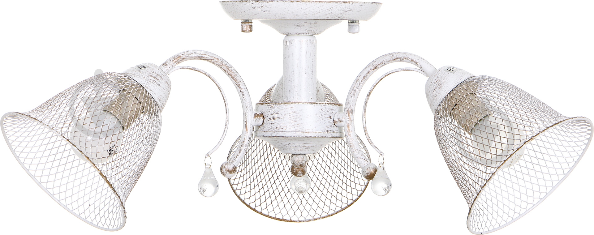 Люстра потолочная Luce 613 3x40 Вт E14 белый - фото 2