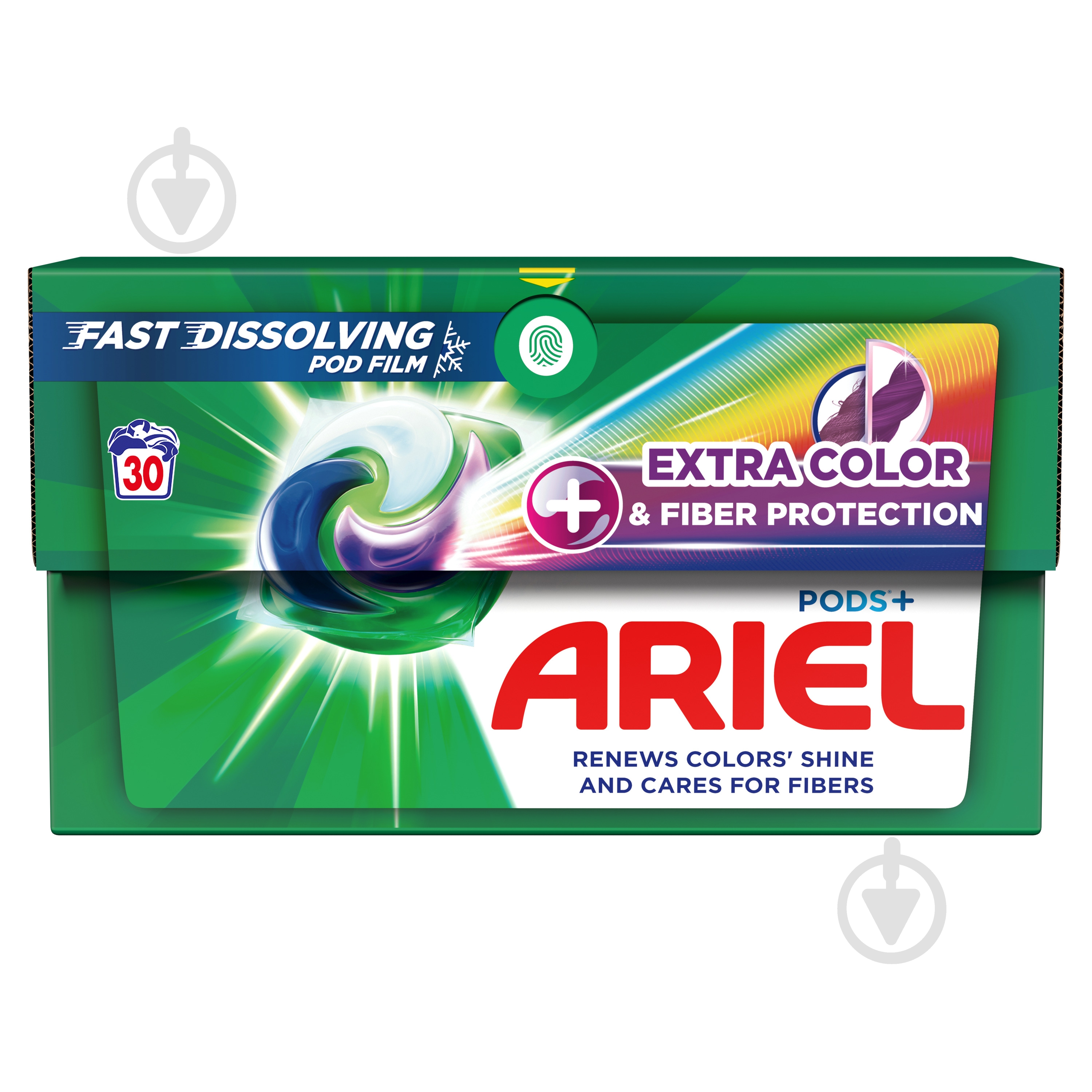 Капсулы для машинной стирки Ariel PODS + Экстразащита цвета и волокон 30 шт. - фото 2 Капсулы для машинной стирки Ariel PODS + Экстразащита цвета и волокон 30 шт. - фото 2