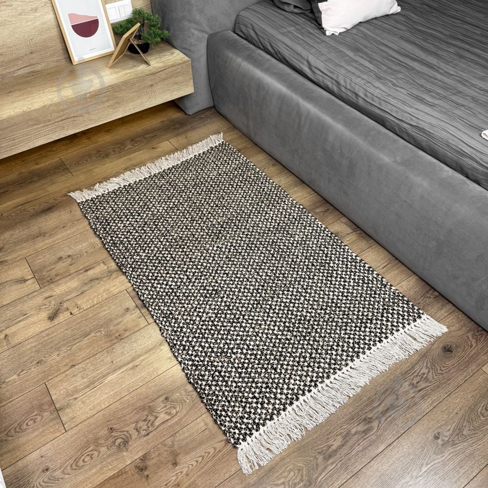 Коврик Dariana RUMI 80x130 см чорний - фото 6 Коврик Dariana RUMI 80x130 см чорний - фото 6