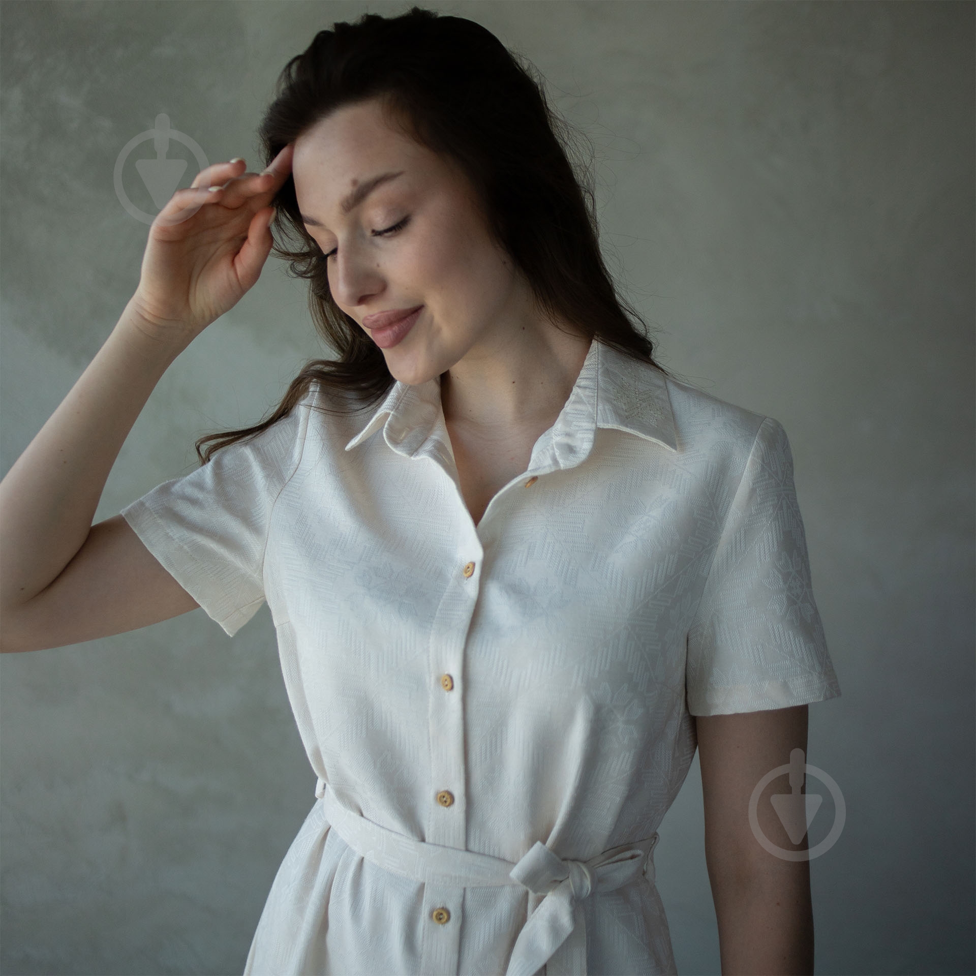 Платье Эдельвика 101-25/00 р.XL бежевый - фото 4