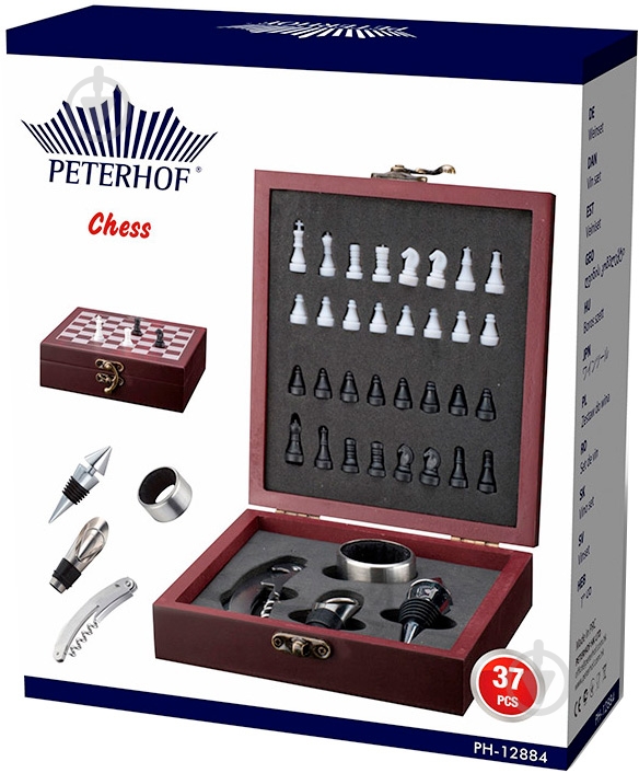 Набор для бара Peterhof Chess 37 предметов PH-12884 - фото 3