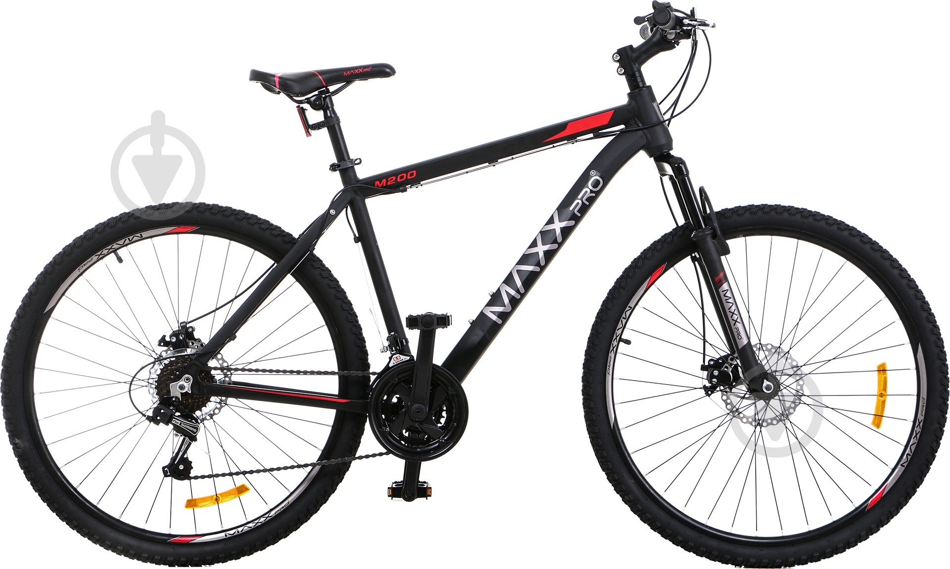 Велосипед MaxxPro 27,5" 19"(48 см) M 200 M 200 черно-красный - фото 1
